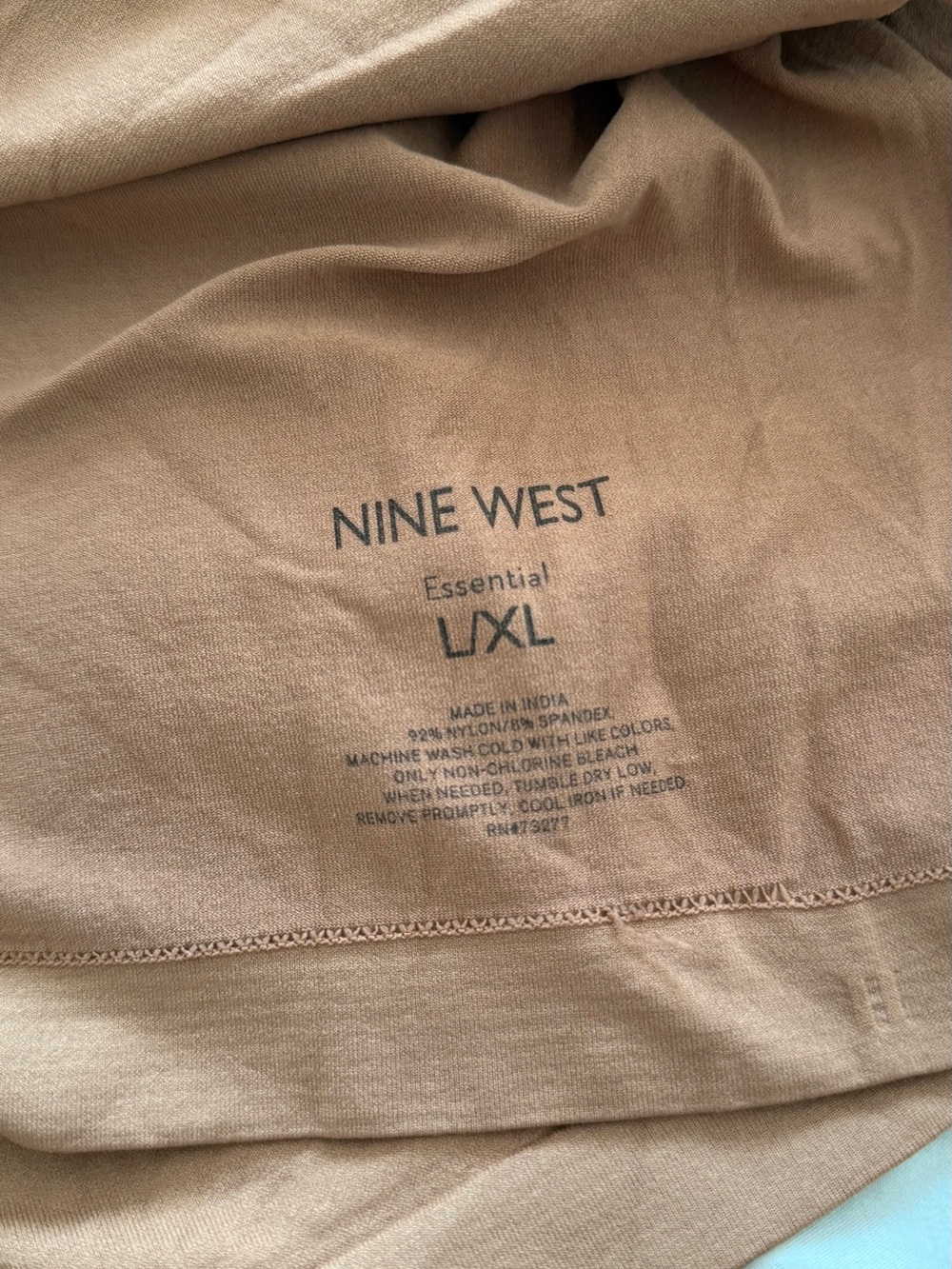 Nine West Essentials Set of Three Reversible Tank Camisoles - Tan, Brown, Black - Picture 6 of 8